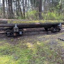 Skeleton Log Car