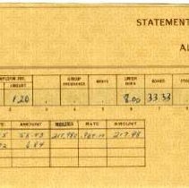 1953-59 - Pay (cheque) stub, Alaska Pine Co. - unk - 2017010003 - jpg72 - 0