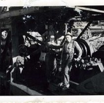 1937 - Three unidentified men - Franklin River - 2013006007 - jpg72 - 001