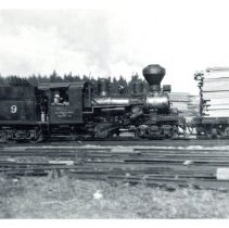 1957 - No. 9 towing finished lumber - Mesachie Lake - 2021072040 - jpg72 - 001