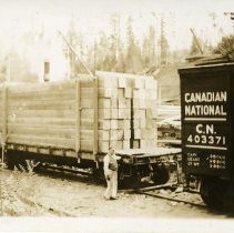 1932 - Cameron Tie Mill & CN Railcar - Mile 61.4 - 2022059003 - jpg72 - 001