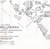 Plan of 92 Timber Licences situated Kyuquot Sound - Rupert & Nootka District, Vancouver Island, BC; to Accompany Cruise Maps and Reports;