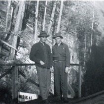 1946-47 - Two Men & Railroad Tracks - Copper Canyon - 2022069003 - jpg72 - 001
