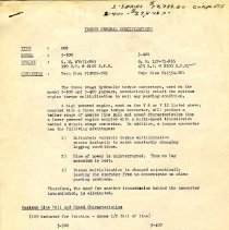 Yarder General Specifications