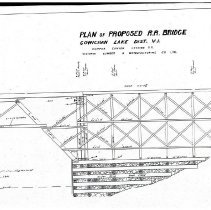 Plan of Proposed RR Bridge Cowichan Lake Cop. Can.