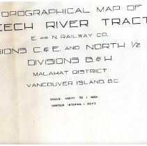 Topographical Map of Leech Creek