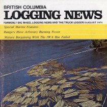 1974 - Aug BC Logging News Cover - unk - 2007200189 - jpg75 - 001
