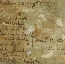 Postcard message to Mrs. T.H. Morrell