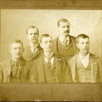 Cabinet photograph of Mamie Wieduwilt's mother's cousins.