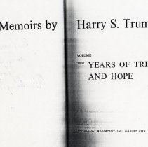 Years of Trial and Hope