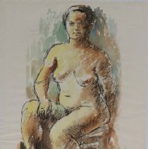 Sitting Nude '58
