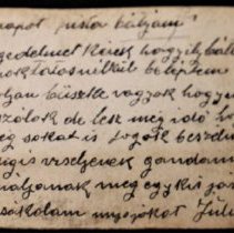 Note written by Juliska on back of photo