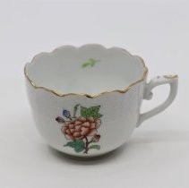 Demitasse cup - orange floral