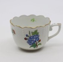 Demitasse cup - blue floral