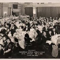 Photo Hungarian Women's World League Banguet in 1940