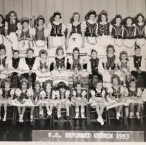 1953 - W.S. Reformed Church Harvest festival dance group