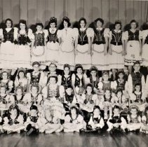 1955 Photo od W.S. Reformed Church Harvest festival dance group