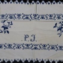 Monogrammed decorative towel