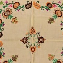 Embroidered tablecloth