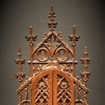 Reliquary with shutters closed