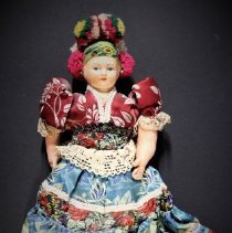 Female doll in Matyo folk costume