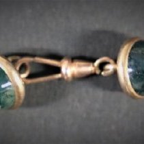 Close-up of cufflink