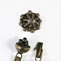 Cufflinks and medallion