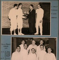 Awards and  Fencing team members - 1958