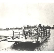 Ferry between Stanwood and Leque Island