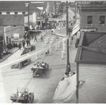 Fourth of July Parade with brass band