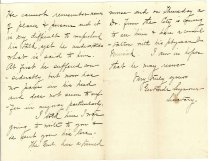 Letter, From Gertrude Seymour to Samuel Jones