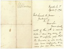 Letter, From Gertrude Seymour to Samuel Jones