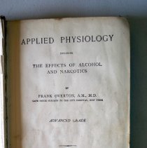 Applied Physiology: The Effects of Alcohol and Narcotics by Frank Overton