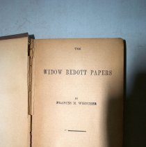 Widow Bedott Papers by Francis M. Witcher
