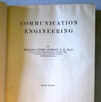 Communication Engineering by William Littell Everett