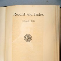1928 Record and Index