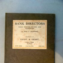 Bank Directors, Their Powers, Duties and Liabilities by John J. Crawford