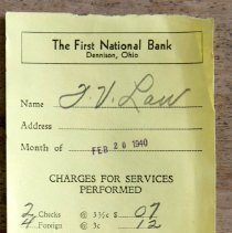 Account Charge (Frank V. Law)