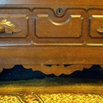 Victorian Dresser with Mirror (five drawers, marble inset)