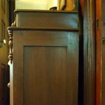 Victorian Dresser with Mirror (five drawers, marble inset)