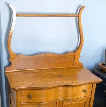 Wash Stand (with rack, three drawers, cabinet)