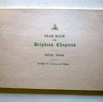 Year Book for Delphian Chapters, Fifth Year