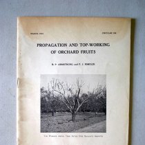 Circular (Propagation and Top-Working of Orchard Fruits)