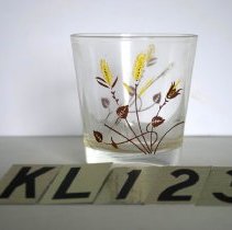 Tumbler (with wheat design)