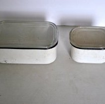 Storage Container (with glass lid and Federal Shield design)