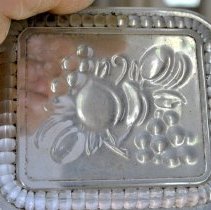 Storage Dish (with fruit design and cover)