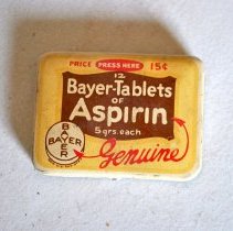 Aspirin Box (with hinged lid)