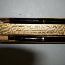 Waltham Postmaster Fountain Pens (a pair; with box)