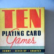 Ten Playing Card Games (with box, instructions, cards)