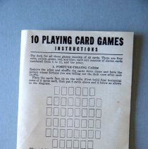 Ten Playing Card Games (with box, instructions, cards)